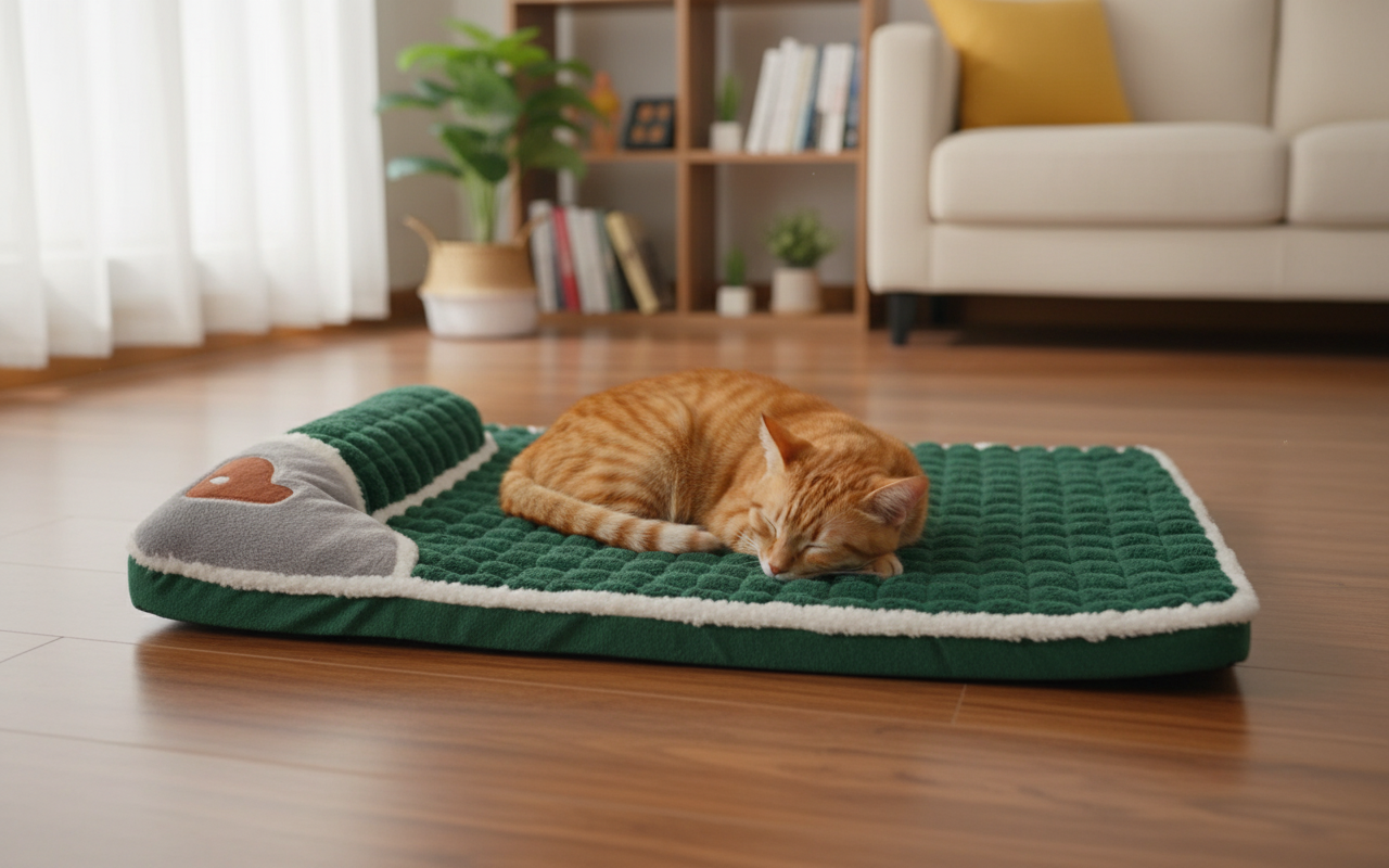 Premium Orthopedic Pet Bed - Calming Plush Bed for Dogs & Cats