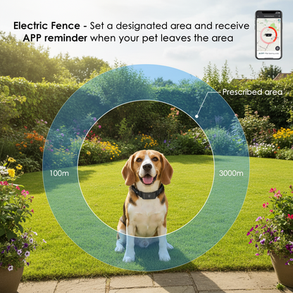 4G GPS Pet Tracker - Real-Time Location Tracking with Geofencing for Dogs & Cats