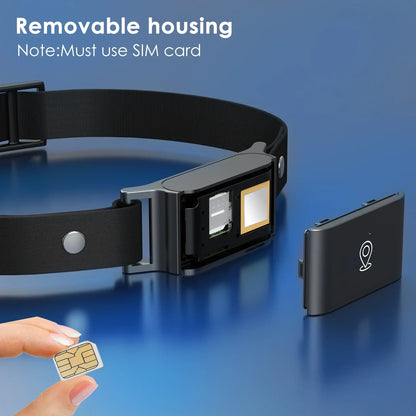 4G GPS Pet Tracker - Real-Time Location Tracking with Geofencing for Dogs & Cats
