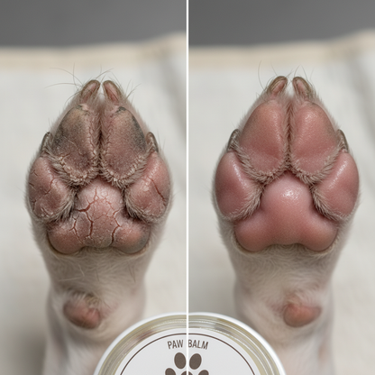 Before After Paw Treatment
