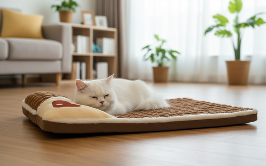 Premium Orthopedic Pet Bed - Calming Plush Bed for Dogs & Cats
